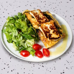 HALLOUMI & BACON OMELET